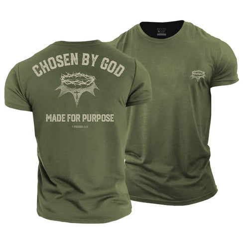Men's Chosen by God Cotton T-Shirt